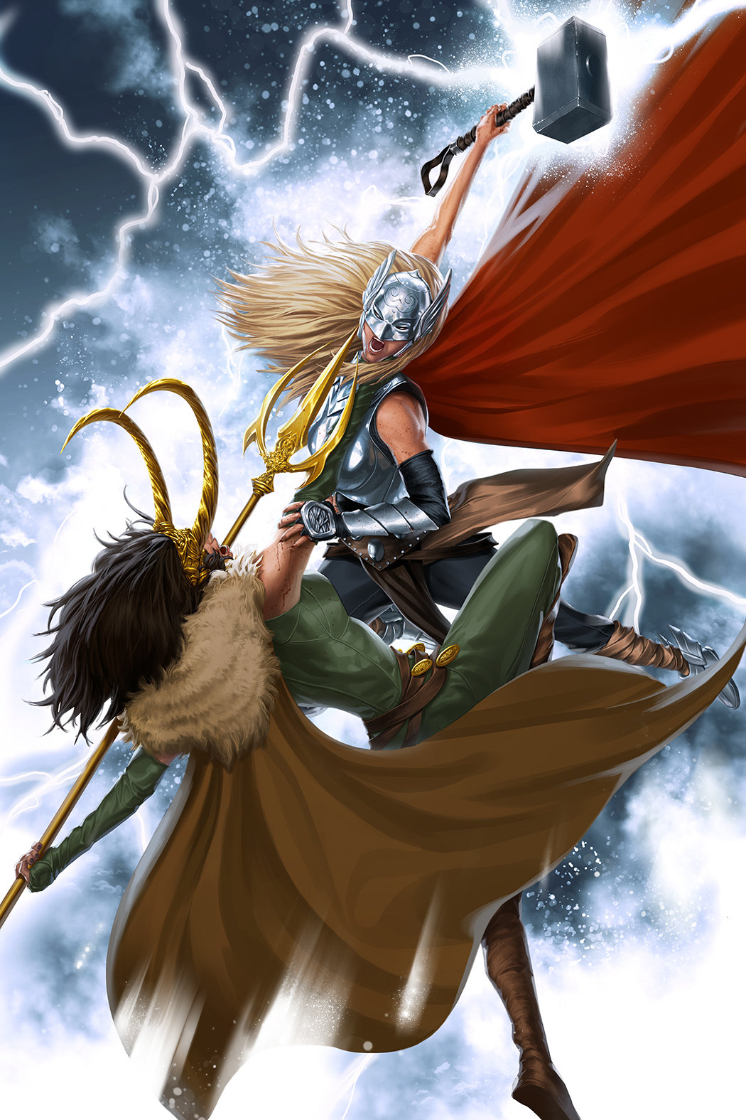 Marvel Thor vs Loki Comic Book D/ébardeur